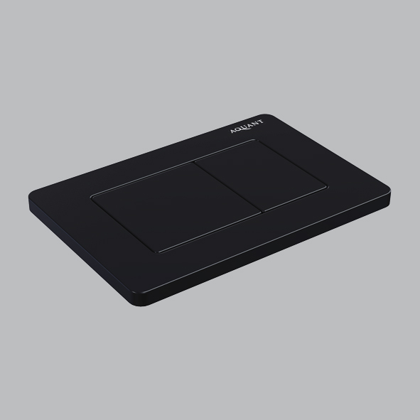 Matt Black Stainless Steel Flush Plate – Aquant India